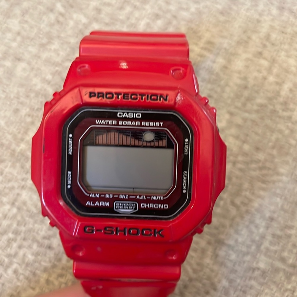 Red G-Shock Watch